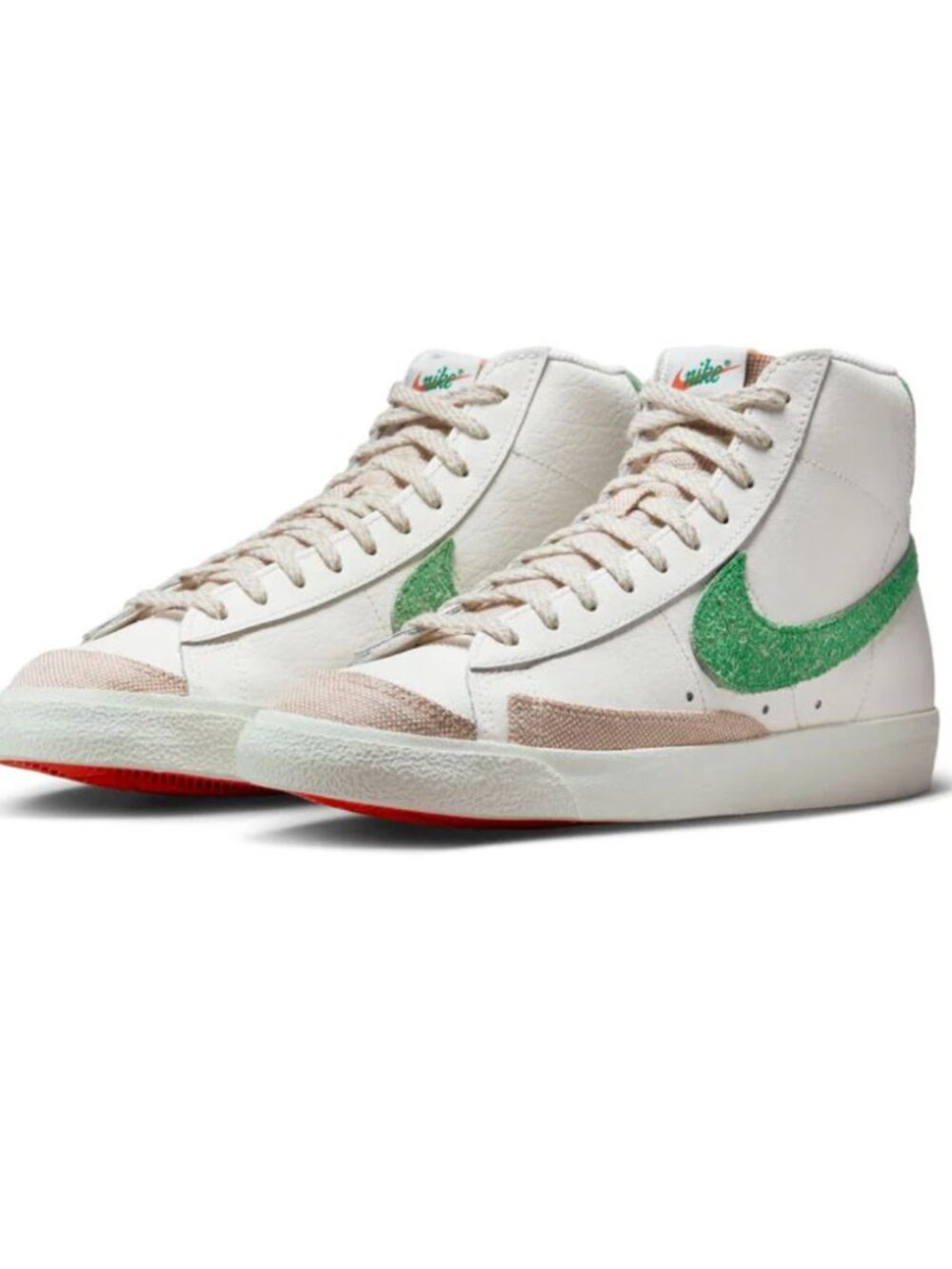 Nike Blazer Mid '77 Vintage Men's Shoes (Green, Tan & Orange)